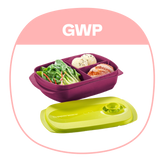 GWP: Reheatable Divided Lunch Box | 1pc | 1L