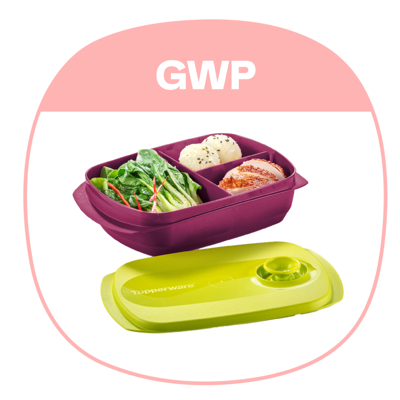 GWP: Reheatable Divided Lunch Box | 1pc | 1L