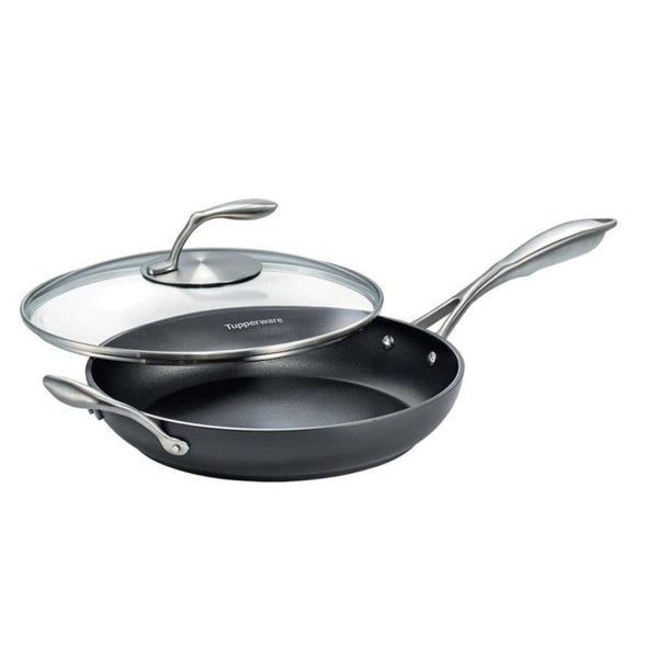 TUPPERCHEF™ Black Series Fry Pan with Glass Lid 28cm