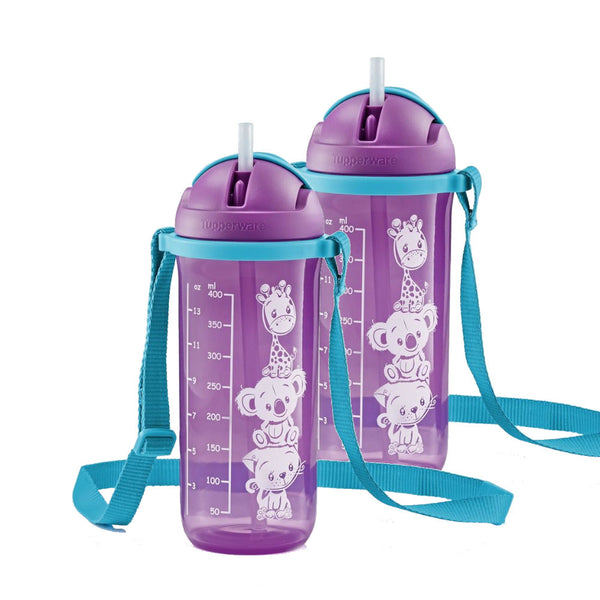 Twinkle Straw Tumbler with Strap (2) 500ml