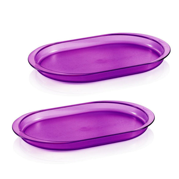 Purple Royale Crystalline Serving Tray (2)